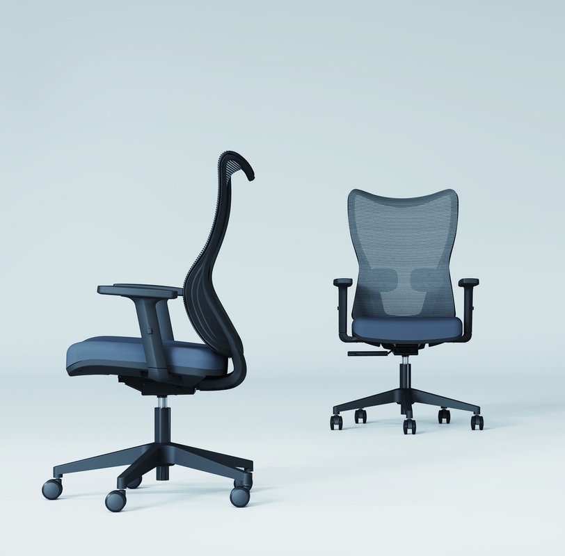 Adjustable Mesh Office Chair for Adults 645*695*1010-1110mm Comfortable Swivel Wheels