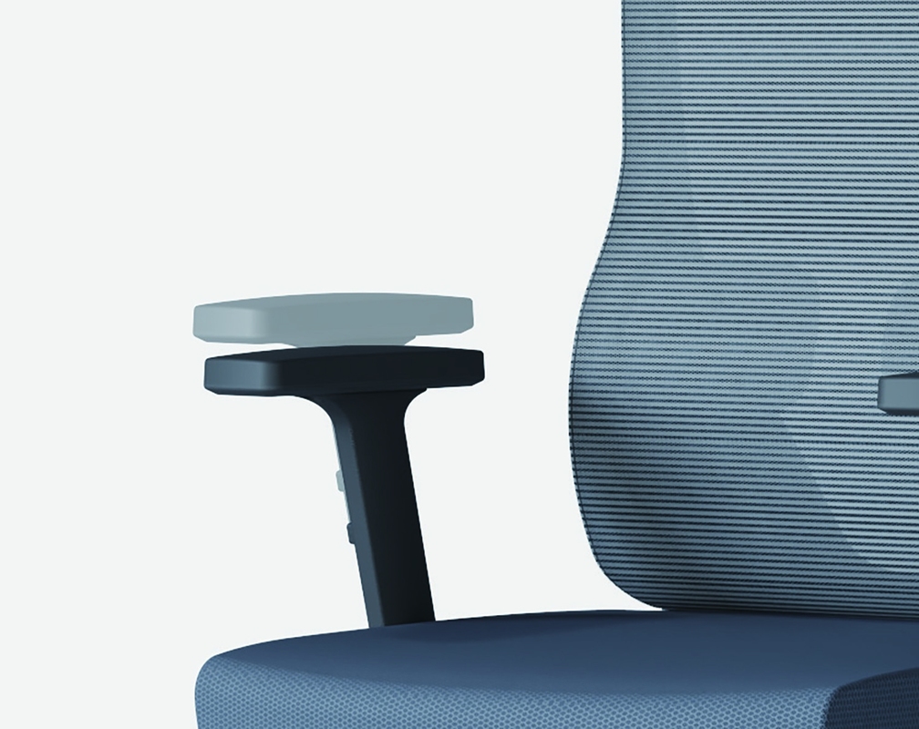 Office Furniture Luxury Lumbar Back Support Ergonomic Executive Swivel Computer Desk Mid-back Chairs