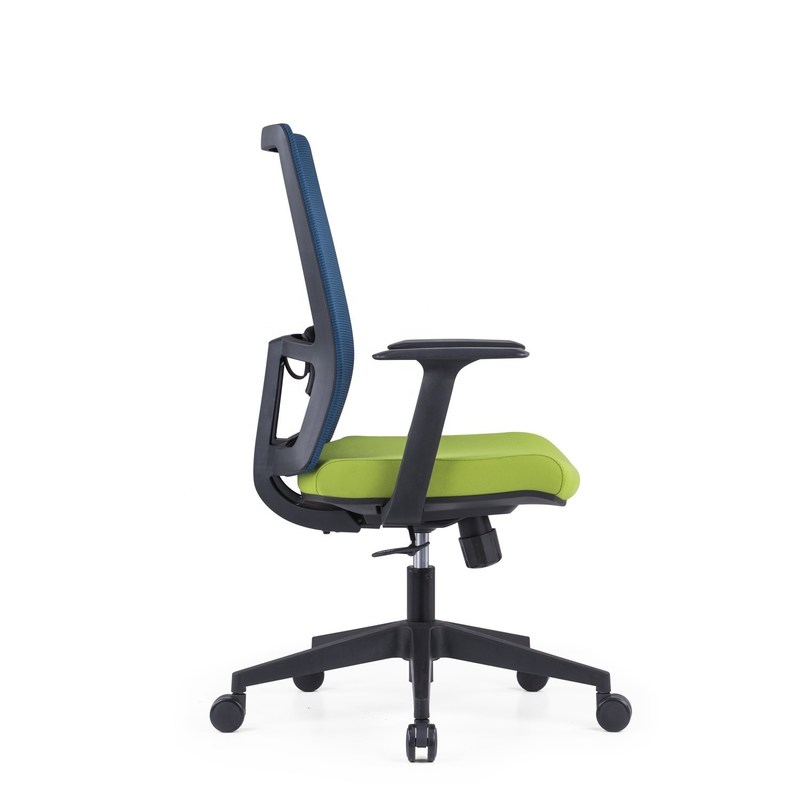 Staff Home Mesh Backrest Lift kursi kantor berputar dengan headrest dan dukungan ergonomis