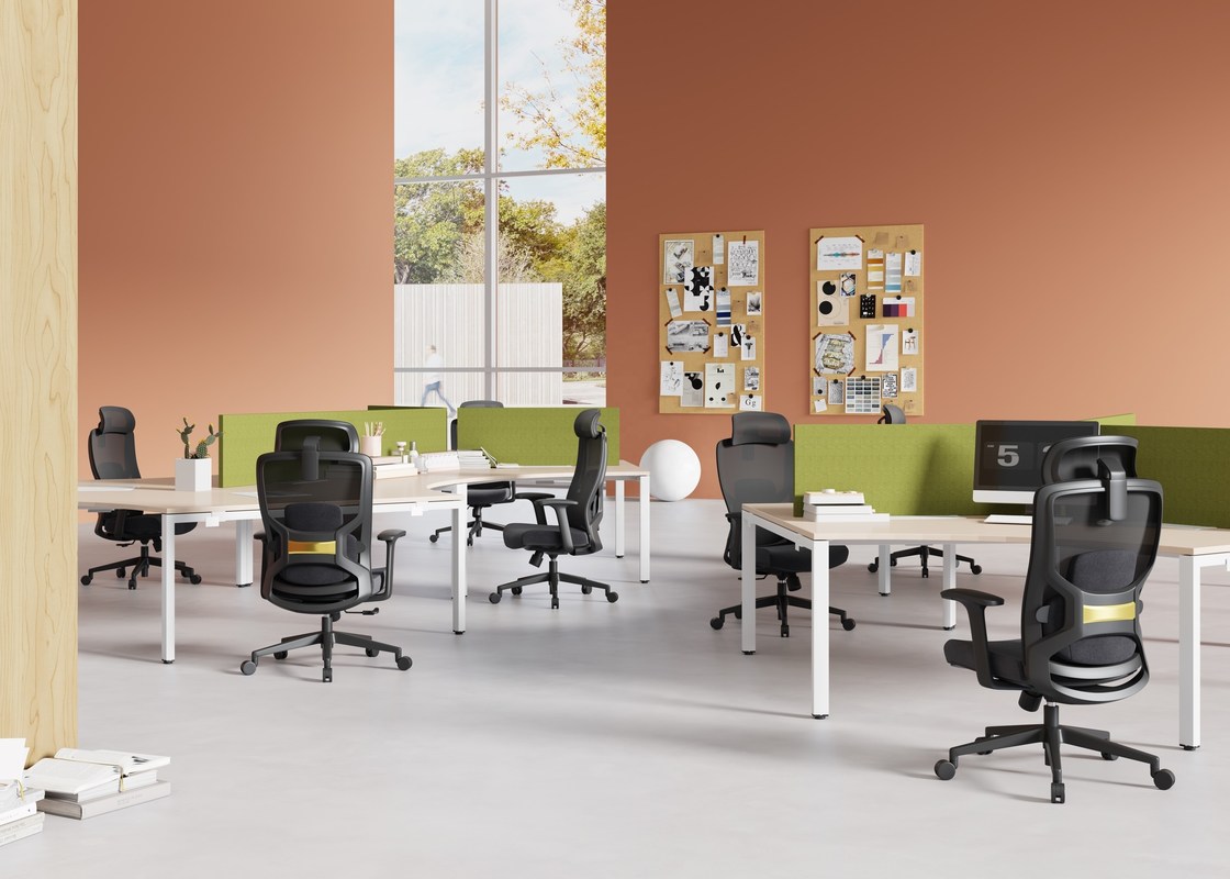 Mekanisme Self-Loading High Back Mesh Ergonomic Chair untuk pekerjaan kantor yang nyaman