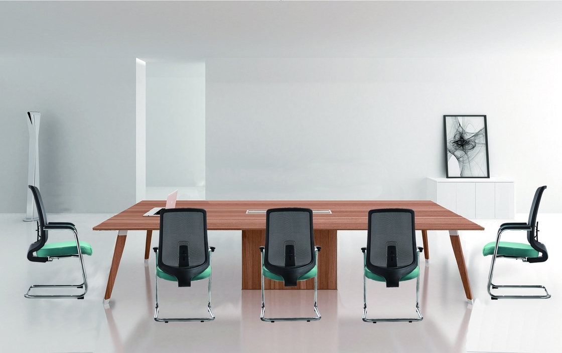 Kursi Kantor Staf Punggung Tengah Kursi Ruang Konferensi Jaring dengan Kaki Logam dan Pengiriman Gratis