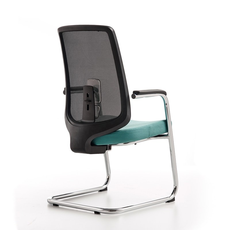 Commercial Furniture Mid Back Gas Lifting Swivel Office Chair for Staff and Visitors