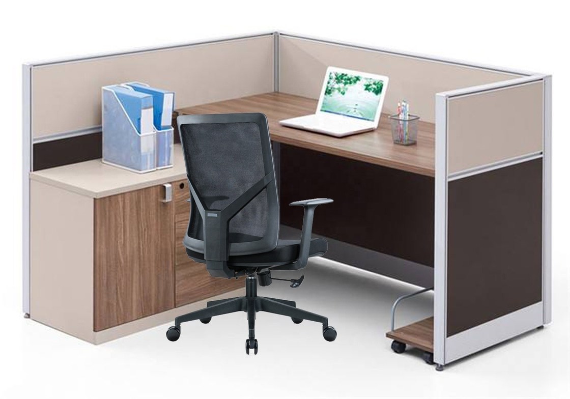 Kantor/Hotel/Rumah/Sekolah Backrest Adjustable High Back 360 Swivel Mesh Fabric Office Chair