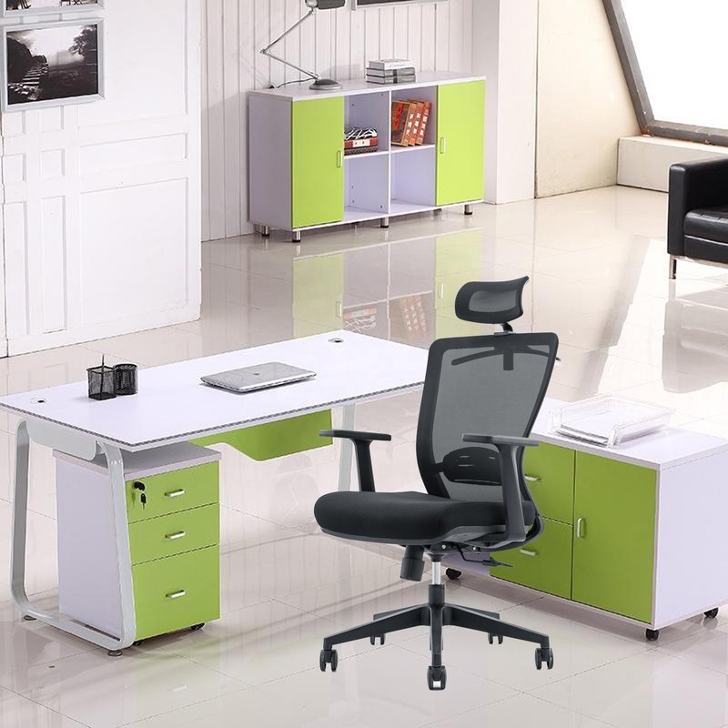 Adjustable Armrest Modern Swivel High Back Ergonomic Mesh Office Chair 650*690*1150-1250mm