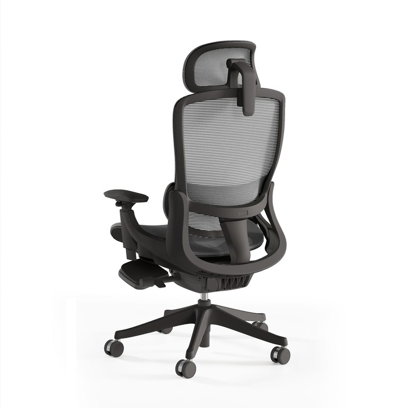 Kursi Boss Full Mesh dengan Mekanisme Donati Furnitur Kantor Modern Mewah Lulus Uji BIFMA