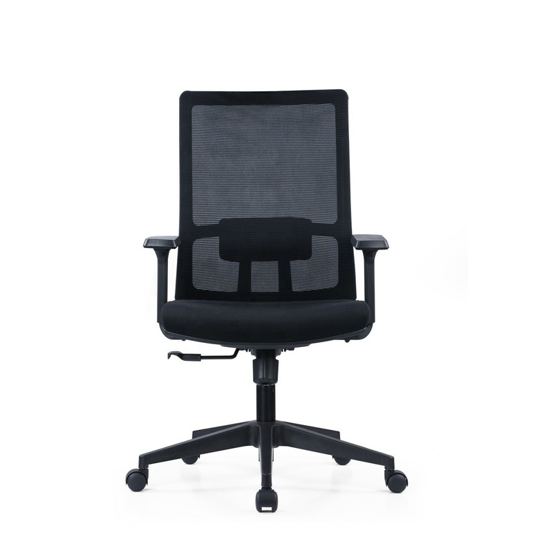2D Arm Ergonomic Office Revolving Computer Chair dengan Dukungan Lumbar dan Kain Mesh