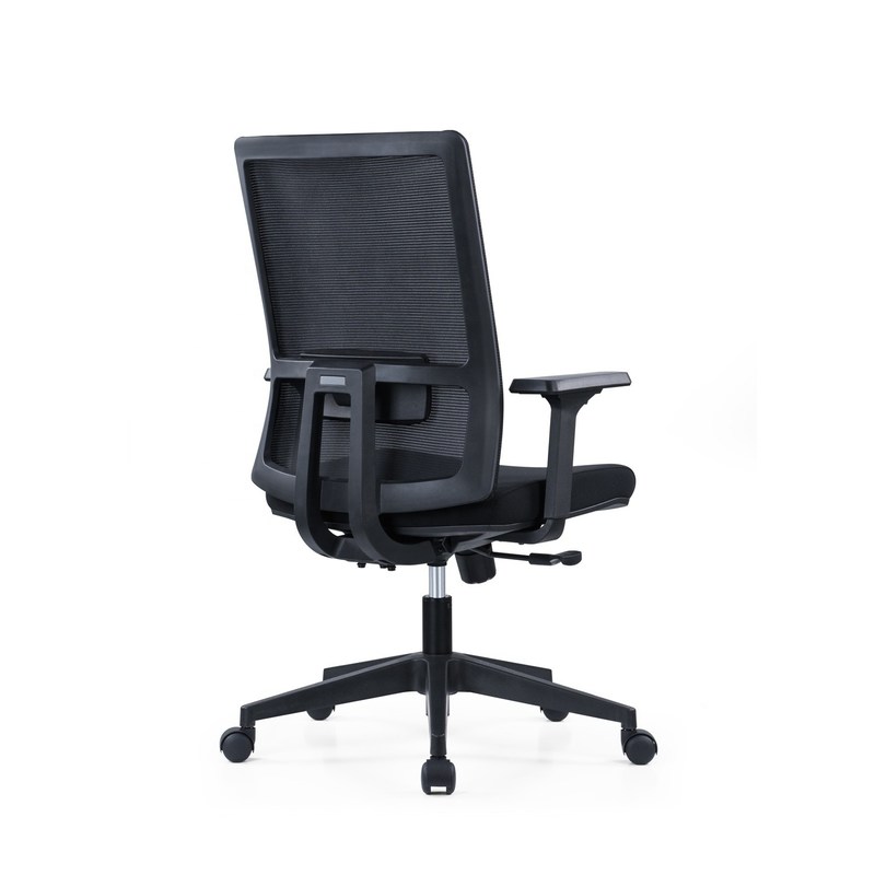 2D Arm Ergonomic Office Revolving Computer Chair dengan Dukungan Lumbar dan Kain Mesh