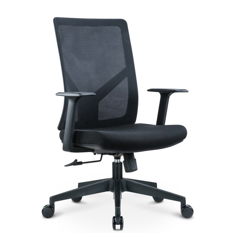 Free Sample Shipping Cadeira Mesh Mid-Back Swivel Adjustable Task Chair untuk Kantor