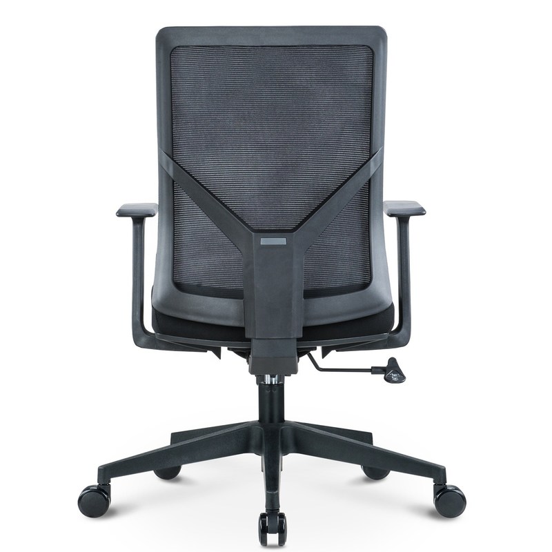 Free Sample Shipping Cadeira Mesh Mid-Back Swivel Adjustable Task Chair untuk Kantor