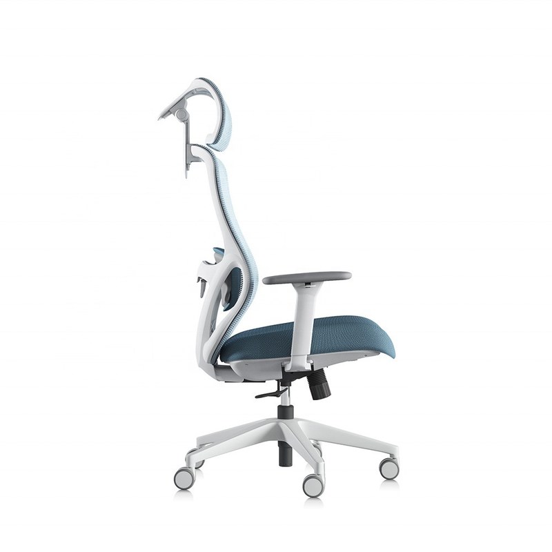 Kursi berputar belakang tinggi yang dapat disesuaikan dengan sandaran lengan 3D dan bantal kursi yang nyaman