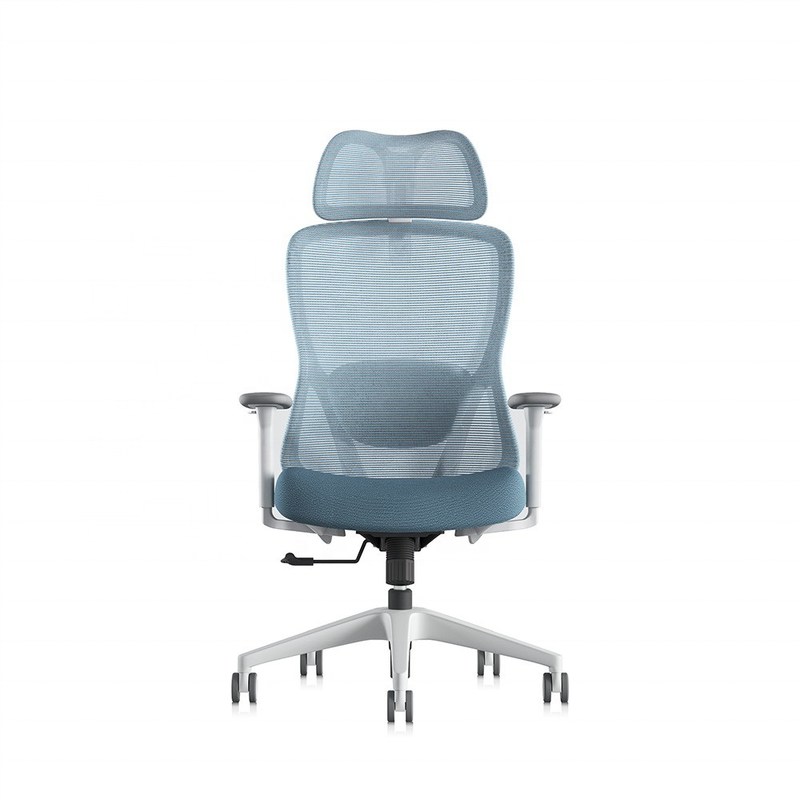 Kursi berputar belakang tinggi yang dapat disesuaikan dengan sandaran lengan 3D dan bantal kursi yang nyaman
