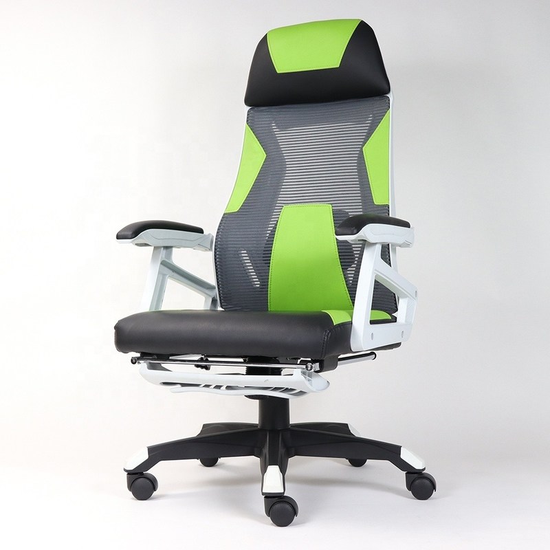 Sesuaikan Kain Mesh Back Swivel Meubles Kantor di Oranye untuk Ruang Konferensi