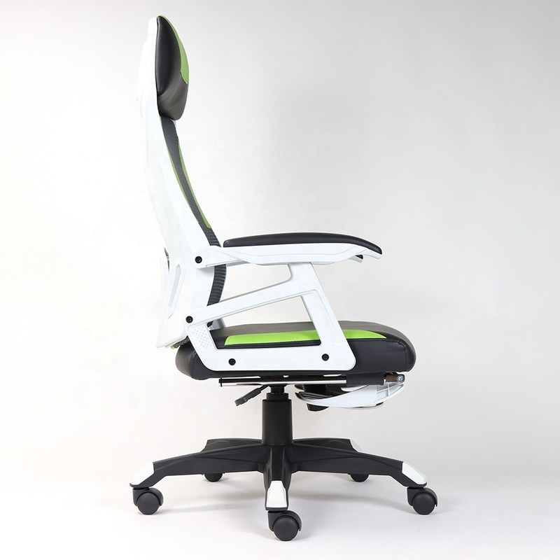 Sesuaikan Kain Mesh Back Swivel Meubles Kantor di Oranye untuk Ruang Konferensi