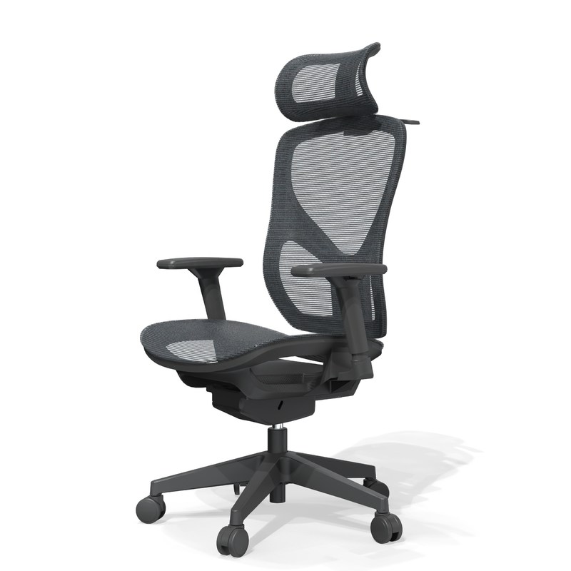 Kursi Kantor Ergonomis Jaring Penuh dengan Ketinggian yang Dapat Disesuaikan dalam Gaya Desain Modern untuk Guangdong