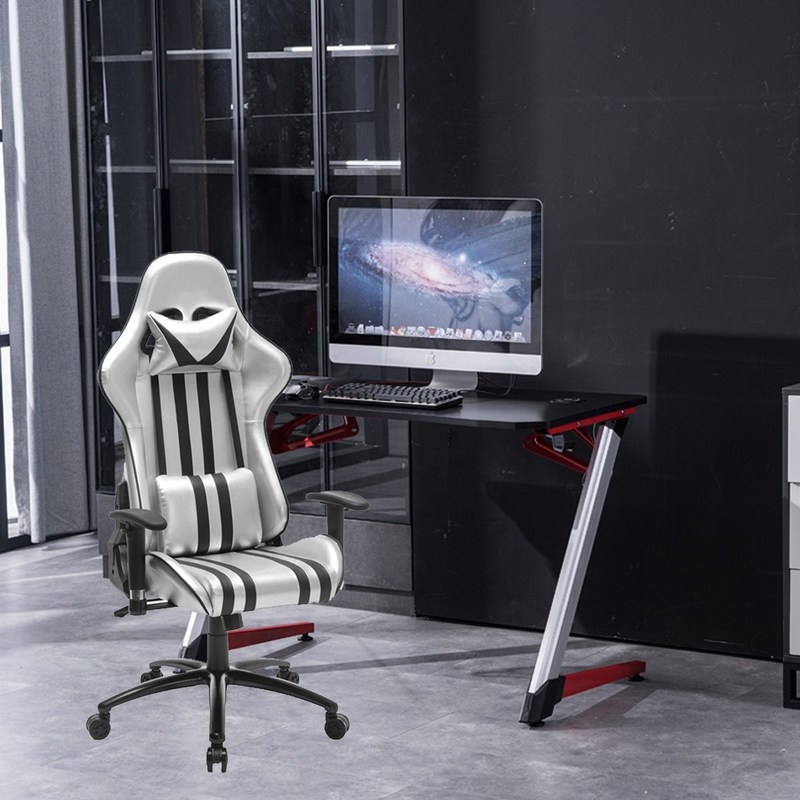 Kursi Gaming dengan Sandaran yang Dapat Disesuaikan untuk Pekerja E-Sports di Kantor/Apartemen/Sekolah