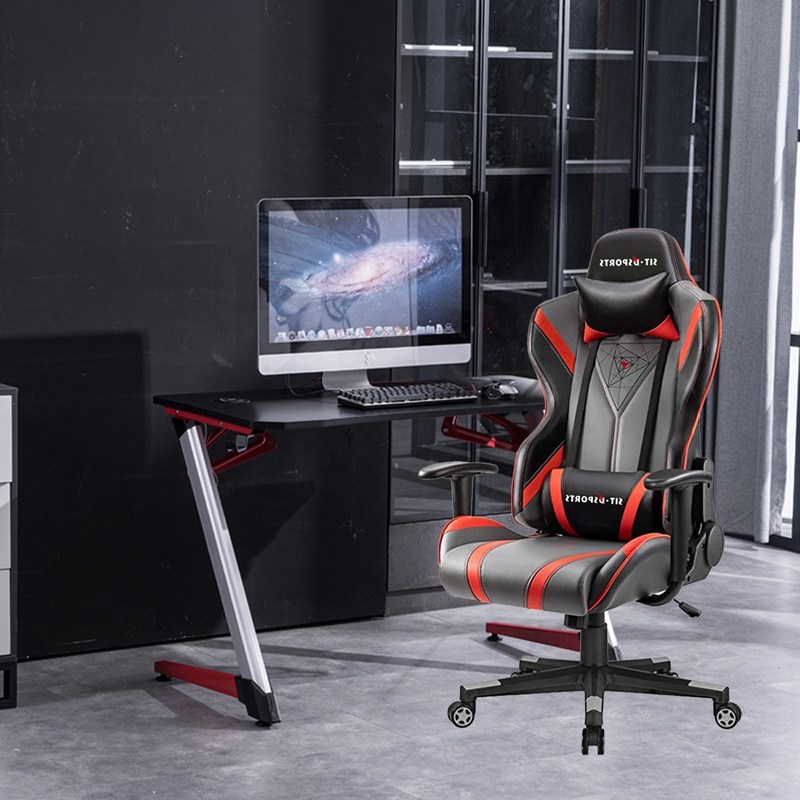 Kursi Komputer Kantor Kulit PU Profesional Y-SEATER 009 Desain Modern untuk Gaming
