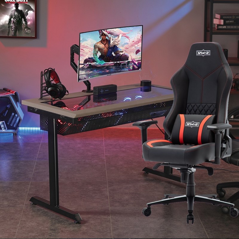 19 Mechanical Butterfly Executive Chair Y-SEATER 625-BR PU Kulit E-sport Game Chair