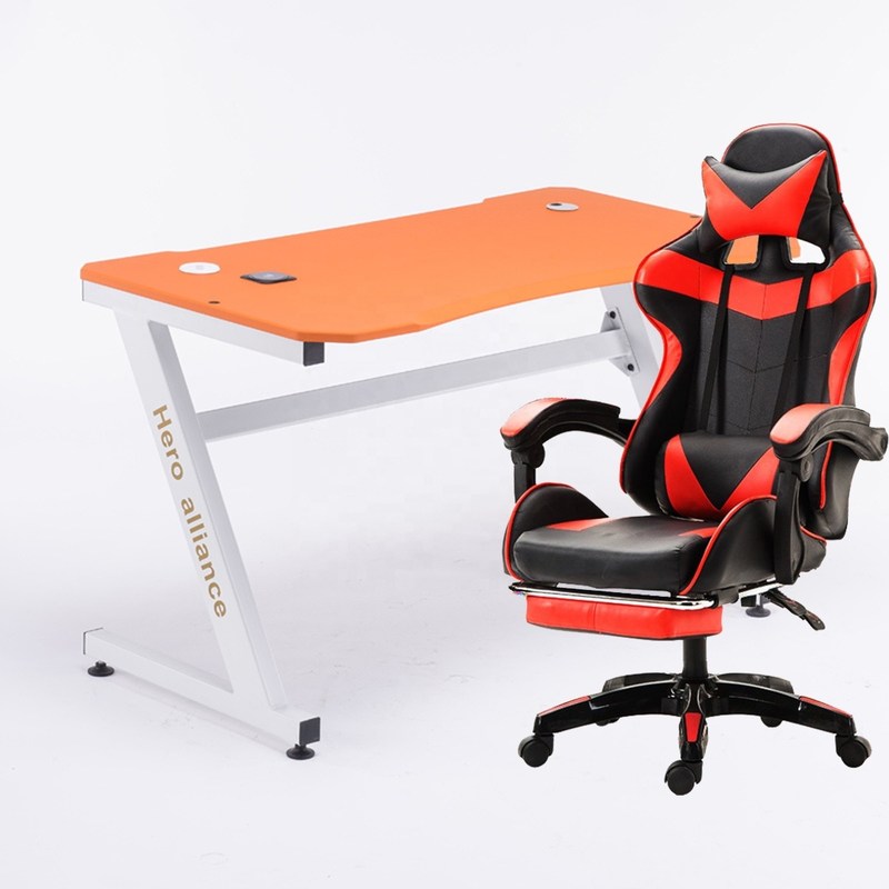 Metal Type Iron E-sports Chair Nyaman PU Kulit Game Kursi untuk Profesional