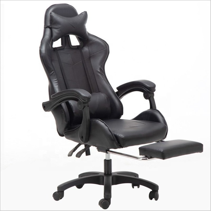 Metal Type Iron E-sports Chair Nyaman PU Kulit Game Kursi untuk Profesional